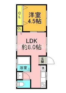 エルム小谷【4階】の間取り