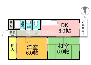 コーラルコープ森野【5階】の間取り