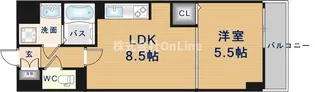リアライズ今里南【3階】の間取り