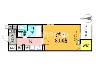 ナガラ【3階】の間取り