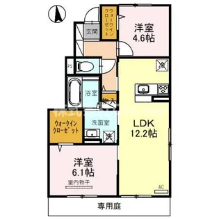 メゾン・ド・五条宮【1階】の間取り