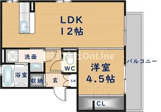 フローレンス宮町【3階】の間取り