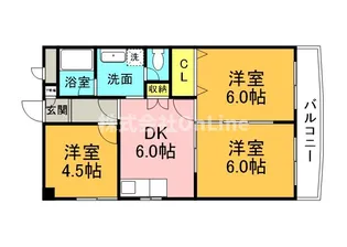 ファースト巽南【1階】の間取り