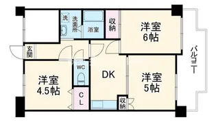 友井グレイス【3階】の間取り