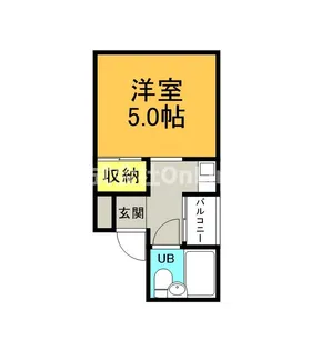 山田ビル【5階】の間取り