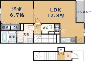 セレスコート本郷【2階】の間取り