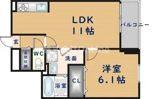ベリーブロッサム【2階】の間取り
