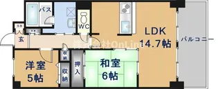 ヴィブレ・ムライ【4階】の間取り