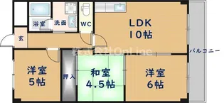 カサセラミカ【3階】の間取り