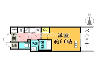 スワンズシティ大阪クレアスト【11階】の間取り