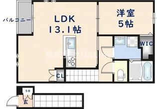 レジデンススティア【2階】の間取り