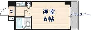 エクセルシオール長田【4階】の間取り