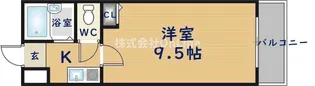 アベニューかずや【2階】の間取り