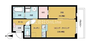 adonis court 加美NEXT【3階】の間取り