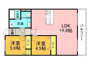 日の出マンション【3階】の間取り