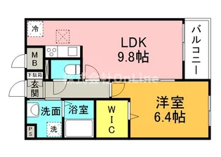ラ・ルーチェ【1階】の間取り