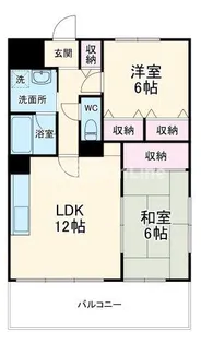 サンフローラ【1階】の間取り