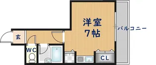 サウスイン大学前【3階】の間取り