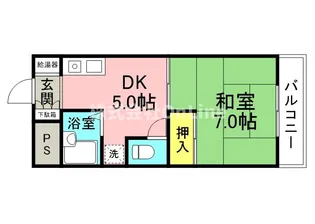 YKマンション【7階】の間取り