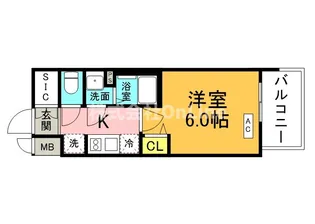 グランカリテ大阪城EAST【12階】の間取り