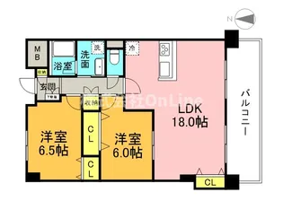 ISM大阪城公園【11階】の間取り