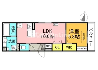 レクタス【1階】の間取り