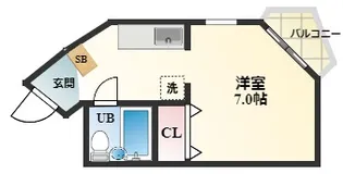 新星ビル上小阪【4階】の間取り