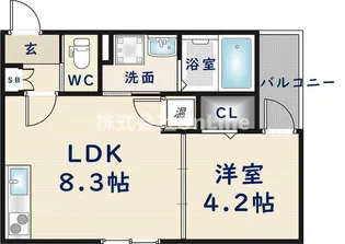 Lunaria【3階】の間取り