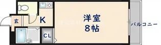 サンライフ長田【4階】の間取り