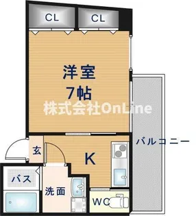 クイーンライフ玉津【8階】の間取り