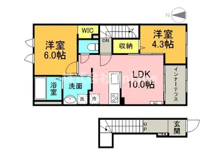 メゾン・ド・ヴェルデ若江の間取り