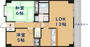 クレージュ【2階】の間取り