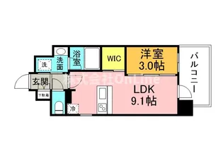 レオンヴァリエ長堀通【11階】の間取り