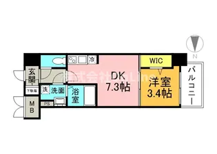 JPレジデンス大阪城東4【4階】の間取り