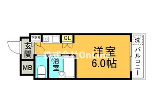 エムロード玉造【2階】の間取り