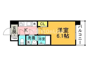 エスリードレジデンス玉造ザ・イースト【8階】の間取り