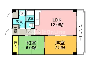 エムテック八尾【2階】の間取り