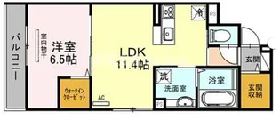 フェリーチェ若江【1階】の間取り