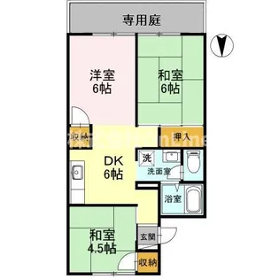 光陽ハイツ【2階】の間取り