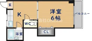 ル・メルシェ2(旧第2ハレーハイツ)【1階】の間取り