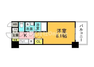エスレジデンス緑橋セリオ【6階】の間取り