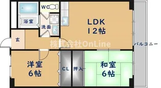 ボナールシャトー【6階】の間取り