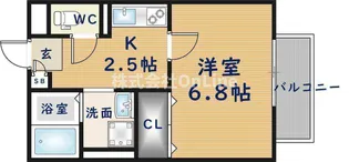 ルピナスC棟【1階】の間取り