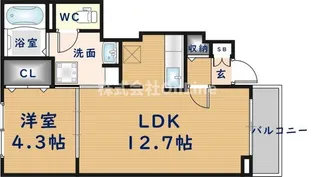 エトワール【1階】の間取り