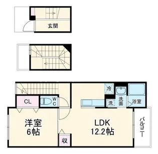 サウスラポール【3階】の間取り