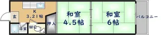 サンライフ久宝寺【2階】の間取り
