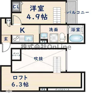 コンフォート【2階】の間取り