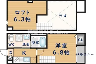 シーニュ金岡【1階】の間取り