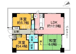 藤和シティホームズ永和【8階】の間取り