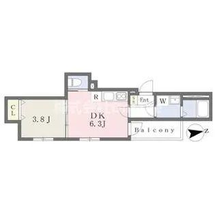 U−maison南巽【303号室】の間取り